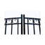 Barrière battante en métal avec porte piétonne H 6 pi.-374668388