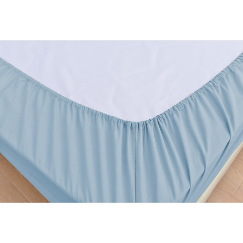 Rayon Sheet Set, King, Light Blue