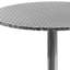 Round Aluminum Indoor-Outdoor Table with Base-921064556