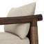 Chaise d'extérieur teinté brun Castilla Boda FSC