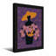 Vase abstrait mauve avec des roses et des tourbillons-906092187-906092188-906092189