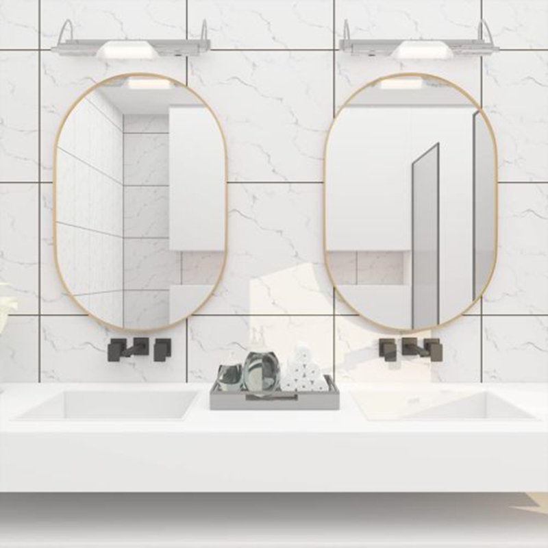 Rauch Aluminum Mirror, 28" x 20", Gold, Oval
