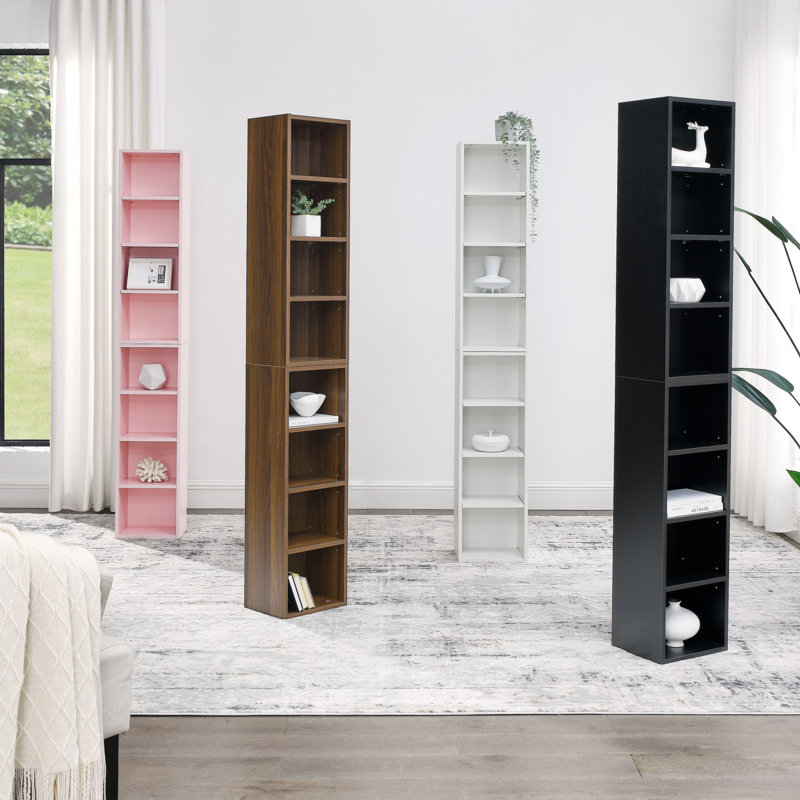 180cm H x 29.5cm W Standard Bookcase, White