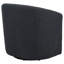 Fauteuil d'appoint pivotant en tissu Mossbrook anthracite-2092334391