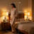 22.5" H Translucent Table Lamp