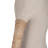 Vase Pottery and Ecomix with Woven Cane Wrapped Handle and Sculptural Textured Form in Boho Style-89110008