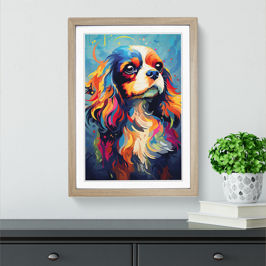 Cavalier King Charles Spaniel Futurism No.3 - Print