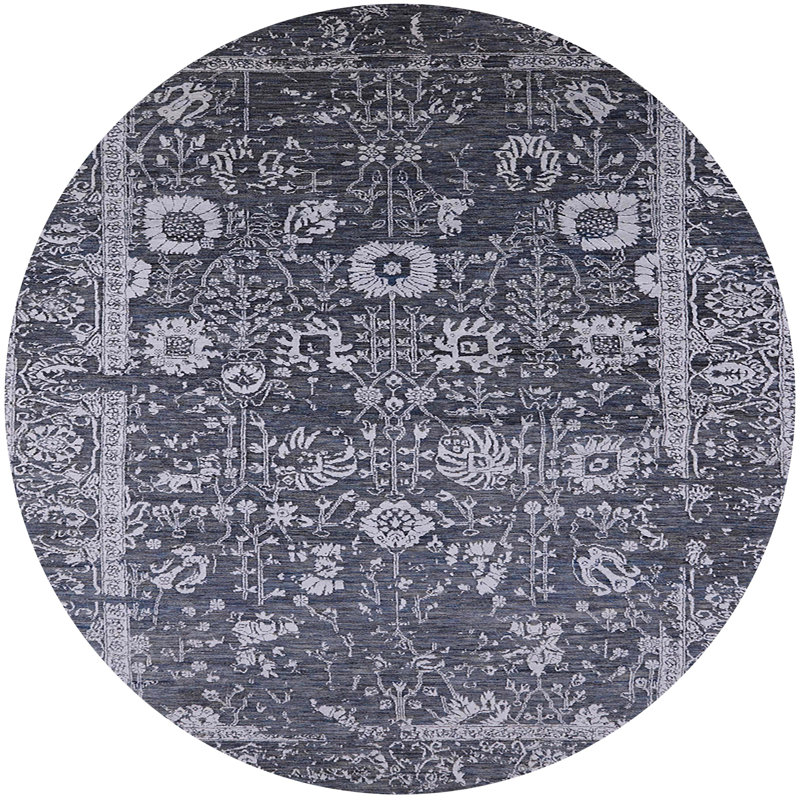 Moroccan Indoor Rug, Round 6'