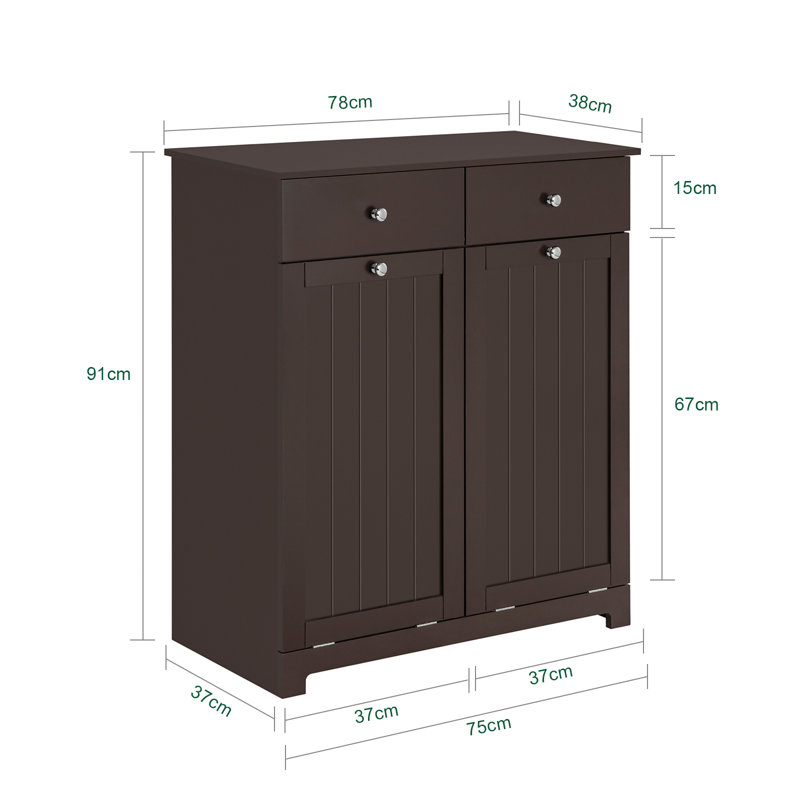 Munsell Bathroom Cabinet, Brown