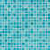 Hand Painted 12" x 12" Glass Grid Mosaic Tile