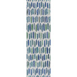 Cayo Hand Tufted PET Indoor/Outdoor Rug in Natural/Green/Blue