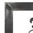 Metal Ornate Scroll Brown Wall Decor with Black Frame