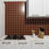 Torch Song 4'' W x 4'' L Glass Singular Tile