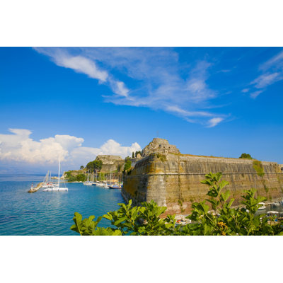 Kerkira Fortress and Sailboats by Letty17