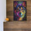  «Shiba Close Up» par Dean Russo, art mural en métal, 12 po x 16 po-271025457