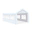 Abri de voiture robuste de 3 m x 6 m (10 pi x 20 pi) - Construction triangulaire stable, piquets d'ancrage, parois latérales amovibles et antirouille