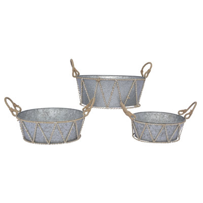 Ensemble de baignoire galvanised de 3