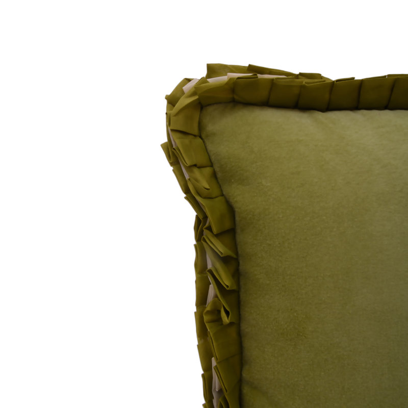 Higgston Rectangular Lumbar Cushion, Kiwi Green