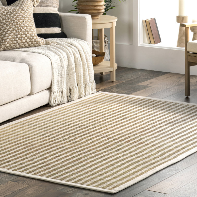 Tapis à rayures Margie, Rectangle de 5 pi x 8 pi