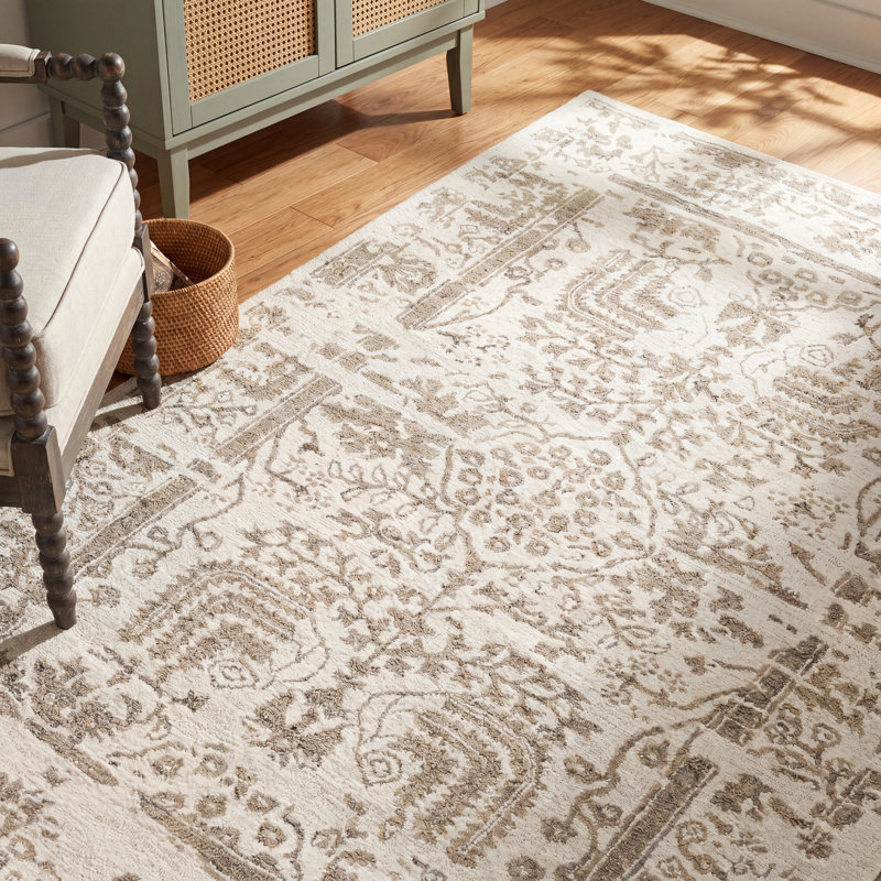 Androulla Wool Oriental Indoor Rug, Rectangle 8' x 10'