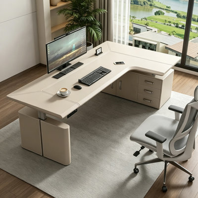 Bureau de direction en L 62,99 po