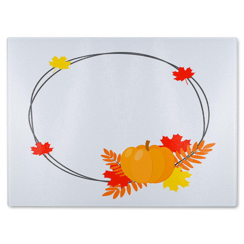 Pumpkin Glass Chopping Board