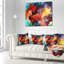 Coussin lombaire de fusion de peinture fractale