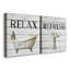 Relax Bath - ensemble de 2 reproductions sur toiles tendues-672843898