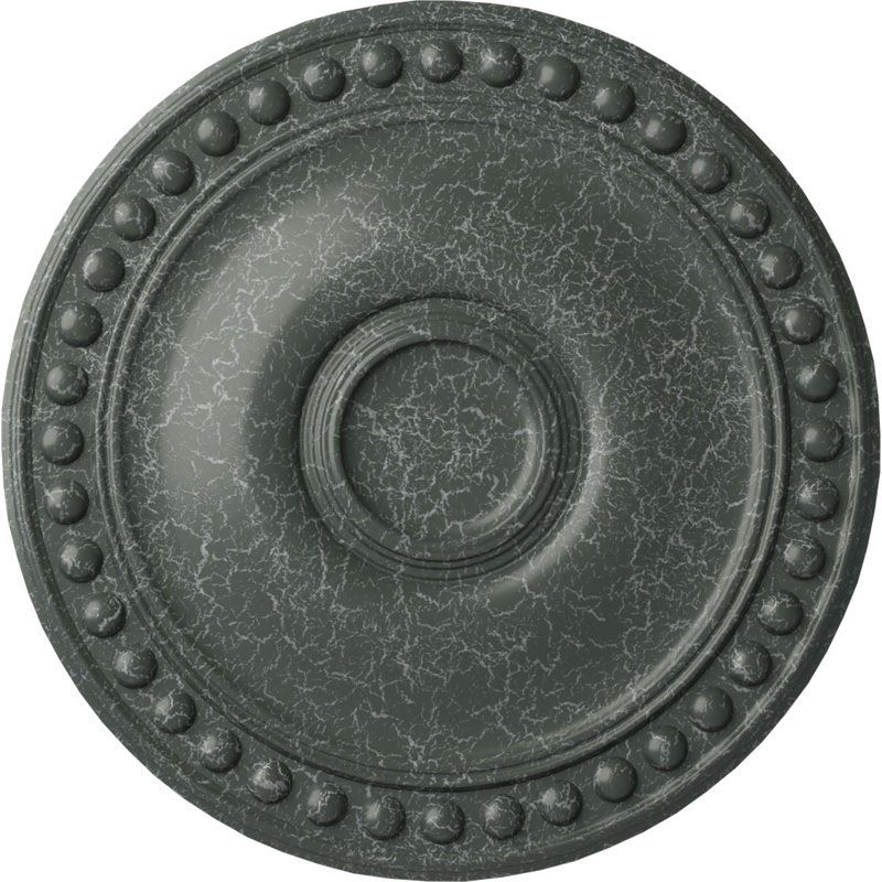 Endurathane Alexa Ceiling Medallion, 20 1/2"OD x 1 7/8"P (Fits Canopies up to 2 7/8")Hand-Painted Copper Penny Finish