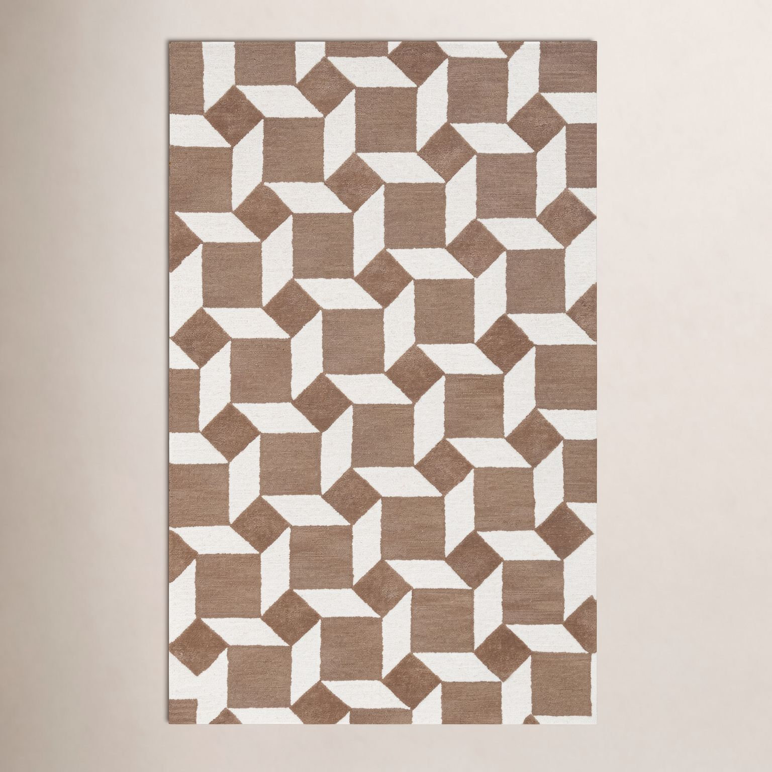 Woodcliff Hand-Tufted Geometric Rug, Rectangle 2' x 3'