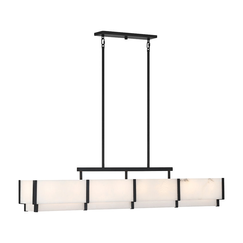 Orleans 8-Light Bronson in Black Cashmere, Black Cashmere