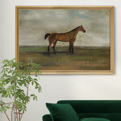 " A Bay Hunter " Painting Print