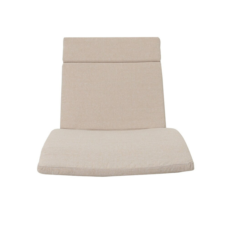 52005.00CUSH-TBGE (1PCS) Salem Outdoor Chaise Lounge Cushion (Without Chaise Lounge), Beige