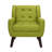 Jaqueze Upholstered Polyester Tufted Square Arm Accent chair-1087281857