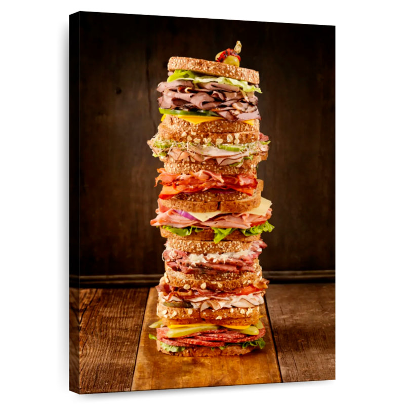 Yarlin Sandwich Stack, 39" H x 26" W