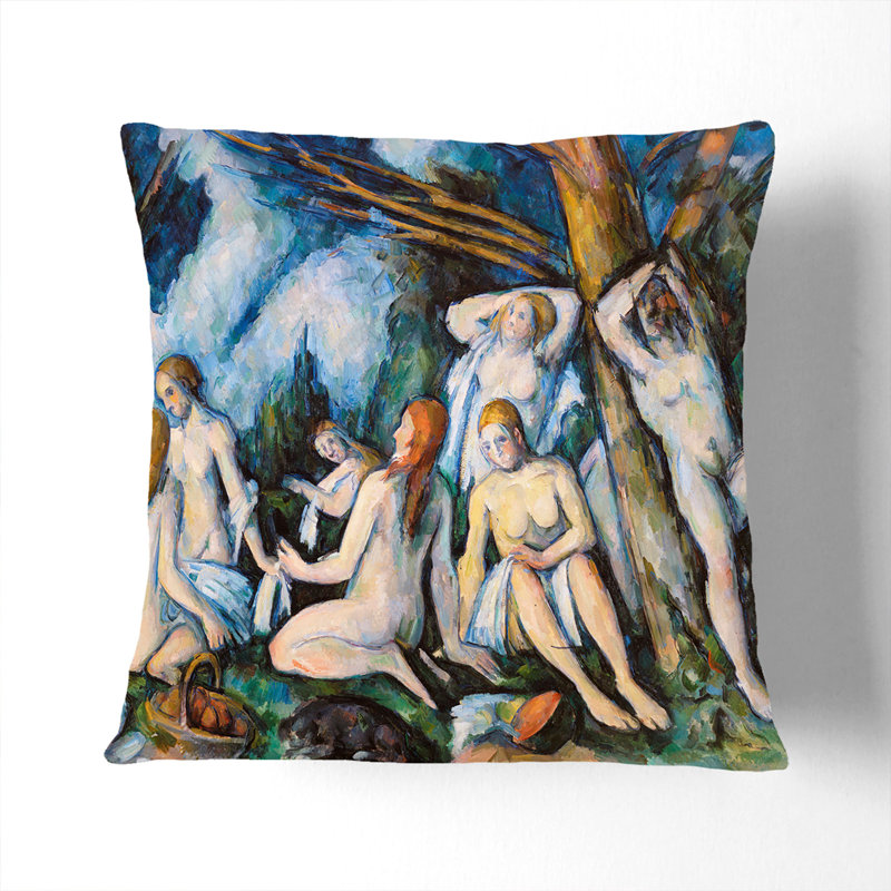 Square Cushion, White, 40cm H x 40cm W x 15cm D