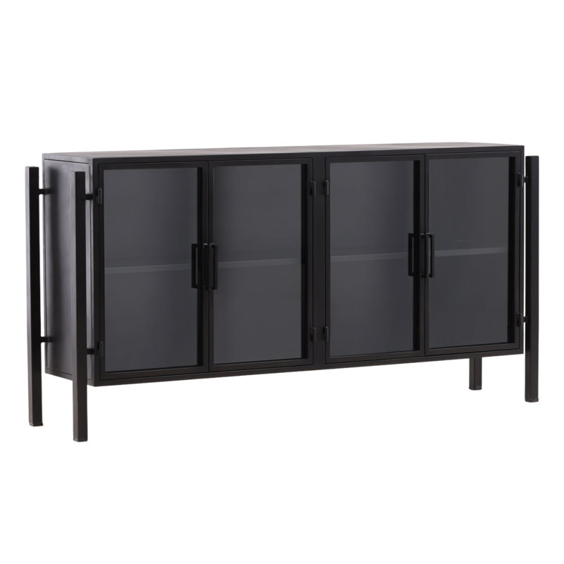 Grazia 73" Wide Sideboard, Black