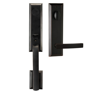 Bravura 971-940 Dummy Austin Handleset with Miramar Lever in Oil Rubbed Bronze - R