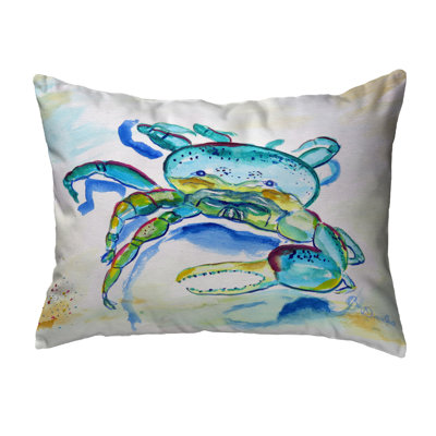 Coussin rectangulaire intérieur / extérieur Fiddler Crab