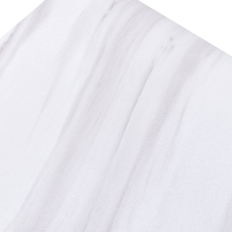  60x1000 cm Self-adhesive Marble Effect PVC Flooring in White