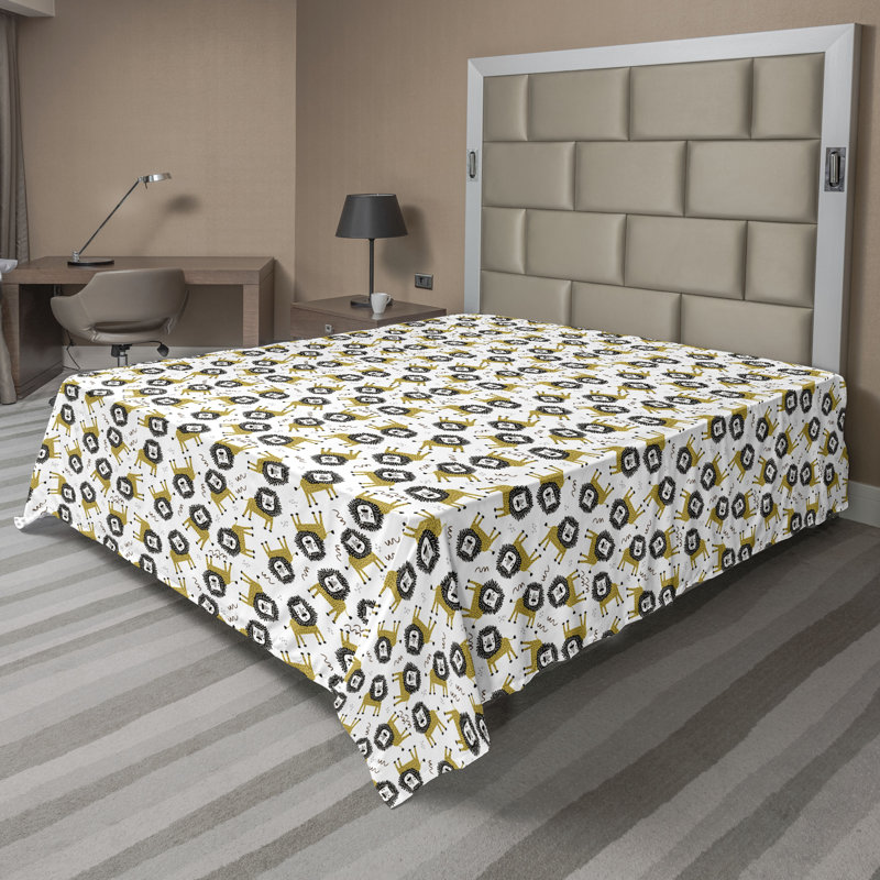 Drap de dessus de chat Ambesonne, Drap plat grand