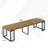 23.62"-118" Extendable Dining Table, Premium MDF & Sturdy Metal Support, Easy Installation-1125033709