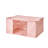 Jumbo Storage With Clear View - TUSK® College Storage - Rose Quartz