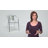 Nannie Heavy Duty Aluminum Commercial Indoor-Outdoor Restaurant Stack Chair with Triple Slat Back