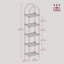 Adrianne 72.2'' H x 15.7'' W Steel Etagere Bookcase-111683883