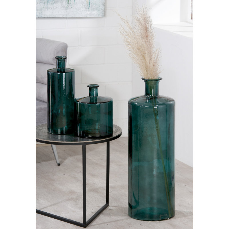 Shepha Glass Jar, Green