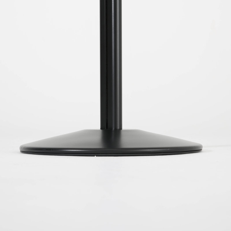 Aluminum Pedestal Sign Holder Stand, Black, 62.09" H x 24.92" W x 18.94" D