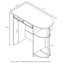Julia Peninsula Home Laptop Notebook Computer Desk/Table-36155649