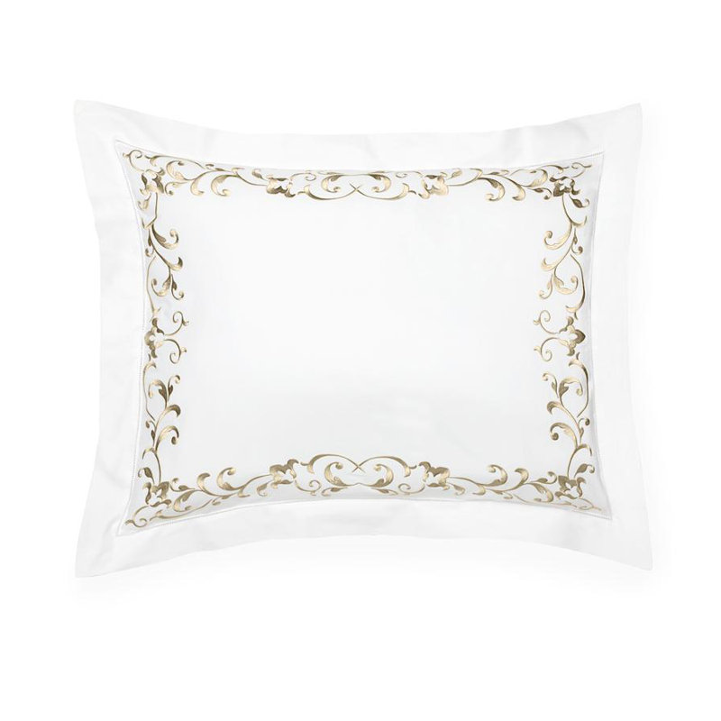 Griante Sham, Boudoir, White/Oat