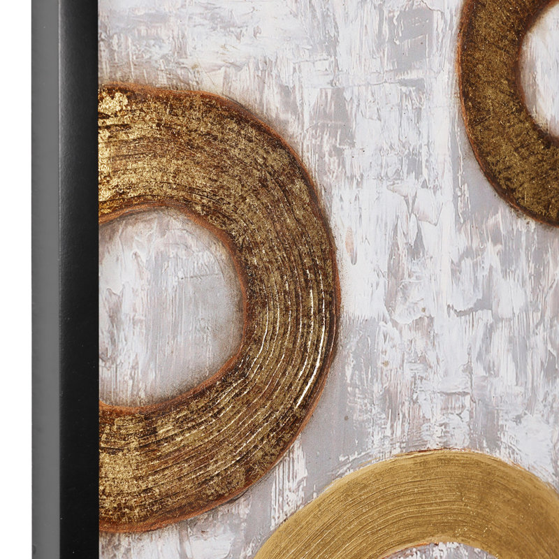 Modern Abstract Wall Art on Metal